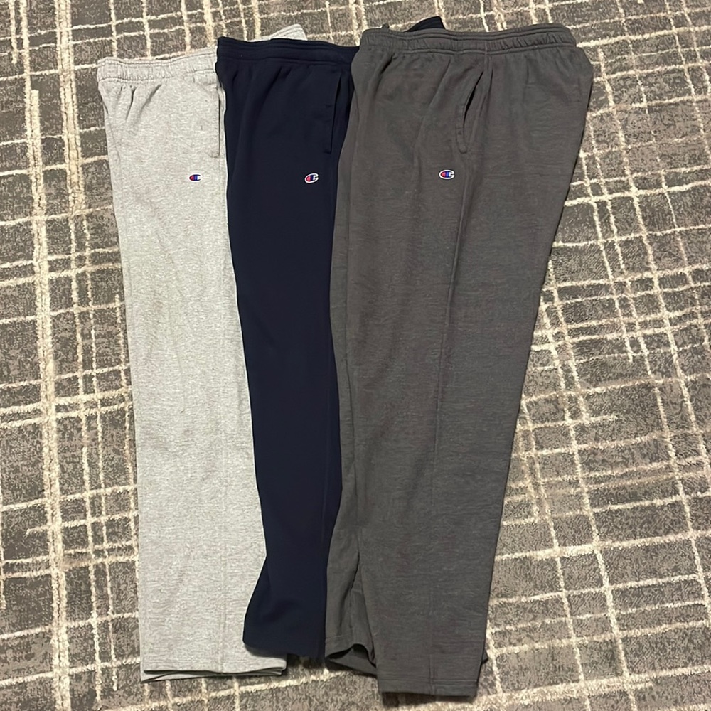 Champion fleeced sweatpants- 3packs